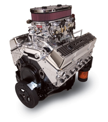 DISCONTINUED Edelbrock Performer RPM Air-Gap Dual-Quad Crate Engine w/ Endurashine Finish 320Hp - 45004