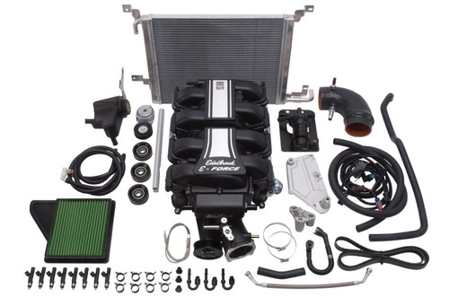 DISCONTINUED Edelbrock Supercharger Stage 1 - Street Kit 2011-2014 Ford Mustang 5 0L w/ o Tuner - 15883