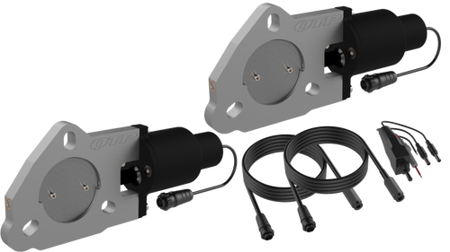 QTP QTEC45 2-1/4" Bolt-On QTEC Dual Electric Cutout Valves