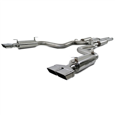 MBRP S7110304 ARMOR Pro Street Profile Quad Rear Exit Cat-Back Exhaust for 08-14 Challenger SRT8 6.1L & 6.4L 392 HEMI