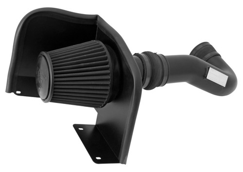DISCONTINUED K&N 07-08 Chevy Silverado 1500 4.8L/5.3L V8 / 07-08 GMC Yukon 4.8L/5.3L V8 Black Perf Intake Kit - 71-3058
