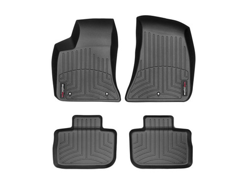 WeatherTech 4410491-443862 Front & Rear FloorLiners Black for 15