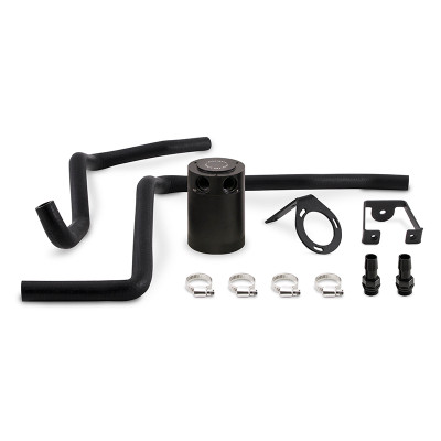 Mishimoto MMBCC-MOP64-12PBEBK Direct-Fit Oil Catch Can Black for 12-14 Charger & 300C SRT8 6.4L 392 HEMI