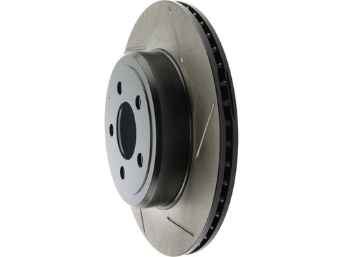 StopTech 126.63062SL Ultra-Premium Sport Slotted Left Rear 320mm Vented Disc Brake Rotor for 05-23 Challenger, Charger, Magnum, 300 2.7/3.5/3.6L AWD & 5.7L HEMI