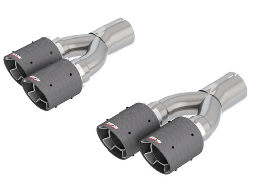 BORLA 60673CF Exhaust Tip Kit Carbon Fiber for 140755 & 140756