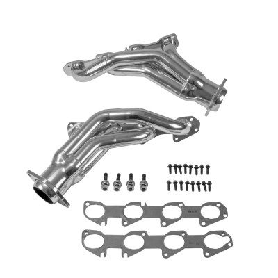 BBK 40130 1-7/8" Shorty Headers Silver Ceramic for 05-10 Challenger, Charger, Magnum & 300C SRT8 6.1L HEMI