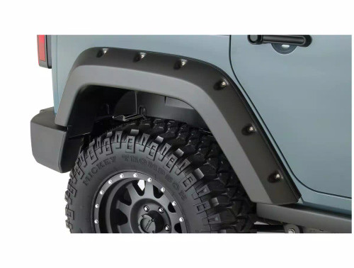 Bushwacker 10080-02 4-3/4" Pocket Style Flares Rear for 07-18 Jeep Wrangler Unlimited JK Bushwacker 10080-02 4-3/4" Pocket Style Flares Rear for 07-18 Jeep Wrangler Unlimited JK