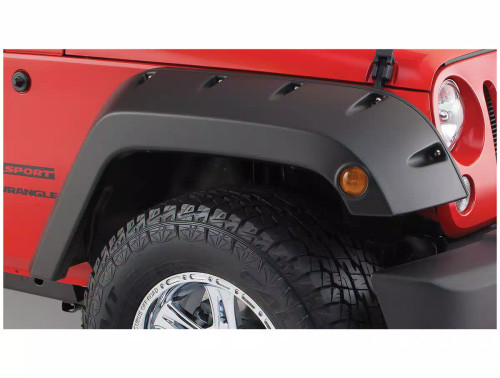 Bushwacker 10077-02 9-1/2" Pocket Style Flares Front for 07-18 Jeep Wrangler JK Bushwacker 10077-02 9-1/2" Pocket Style Flares Front for 07-18 Jeep Wrangler JK