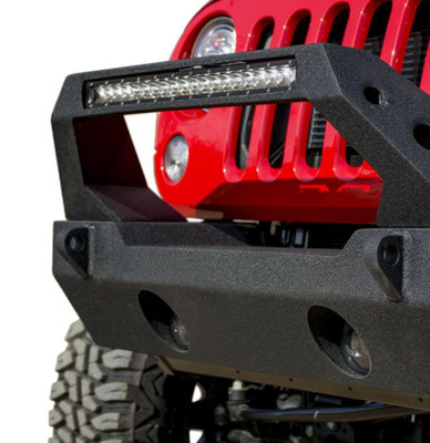 DISCONTINUED DV8 Offroad FBSHTB-25 07-18 Jeep Wrangler JK/JL Front Stubby Bumper