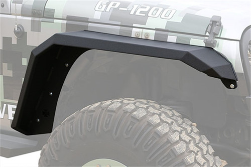 DISCONTINUED Iron Cross 18-19 Jeep Wrangler JL Fender Flare Set - Rear - Matte Black
