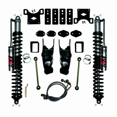 Skyjacker JK62RLSBO Rear ADX 2.0 Adventure Series Remote Reservoir Coil Over Shock Kit 3.5-6" Lift for 07-18 Jeep Wrangler JK