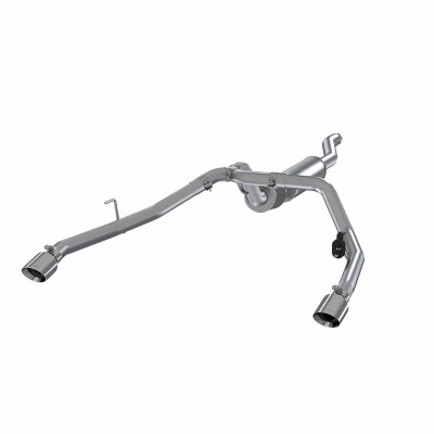 MBRP S5538304 PRO Series 2-1/2" Dual Cat-Back Exhaust for 20-24 Jeep Gladiator JT 3.6L MBRP S5538304 PRO Series 2-1/2" Dual Cat-Back Exhaust for 20-24 Jeep Gladiator JT 3.6L