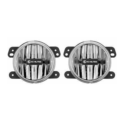 KC HiLiTES 0497 4" Gravity LED G4 SAE Fog Lights for 10-18 Jeep Wrangler JK