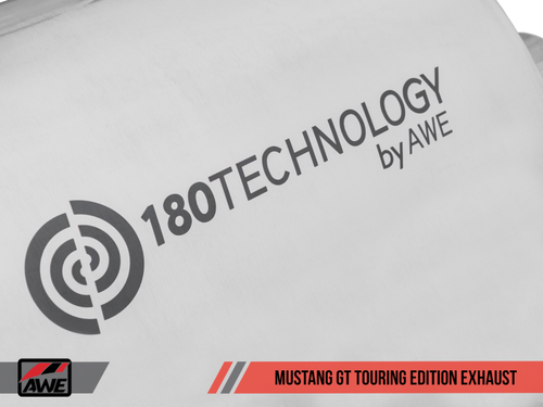 DISCONTINUED AWE Tuning S550 Mustang GT Cat-back Exhaust - Touring Edition (Chrome Silver Tips)