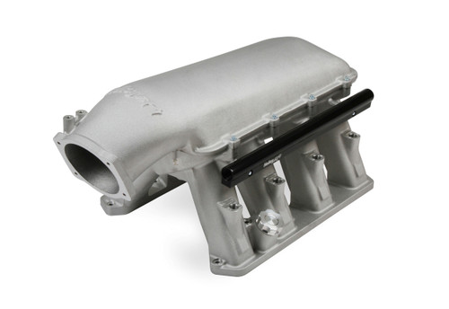 Holley EFI HI-Ram Intake Manifold in Silver with GM LS 4 Bolt 95mm