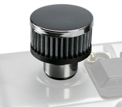 Metco Motorsports MBR0019 Valve Cover Breather Chrome for 15-23