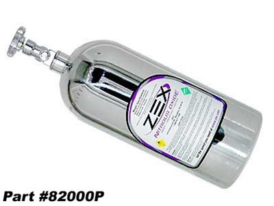 ZEX 82000P 10lb Polished Nitrous Bottle