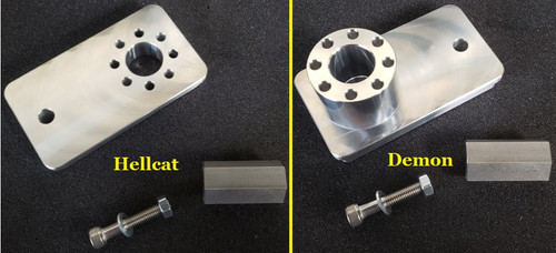 GripTec 10-Rib L2V Black Pulley & Hub Kit for 15-23 Demon