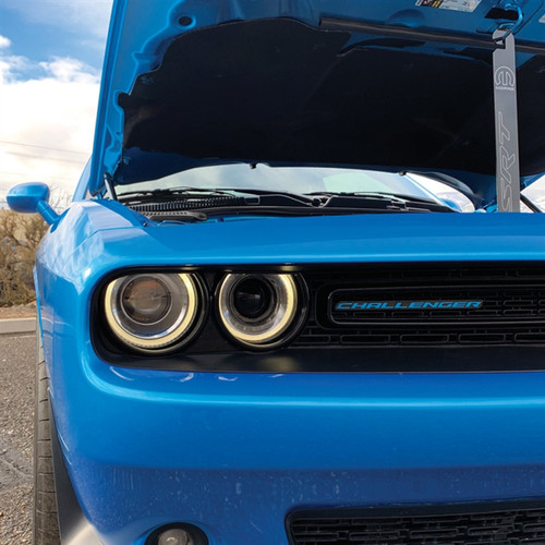 American Brother Designs Challenger Acrylic Front Grill Badge For 15 
