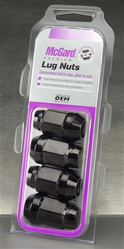 McGard Black Chrome Lug Nuts - Set of 4 Lug Nuts - 64074