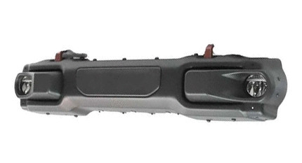 MOPAR 82215120AE Steel Off Road Front Bumper One Piece Stubby for