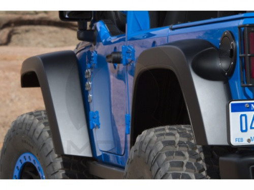 MOPAR 77072341AC High Top Fender Flares for 07-18 Jeep Wrangler JK