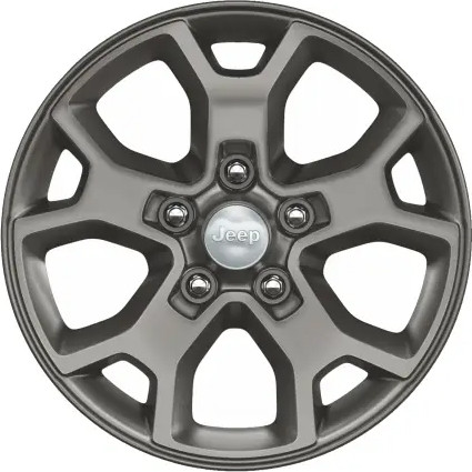 ハル② MOPAR 82215802 Rubicon Wheel Satin Carbon for 18-25 Jeep Wrangler