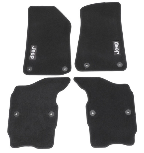 MOPAR 82216074 Premium Carpet Floor Mats for 21-25 Jeep Wrangler