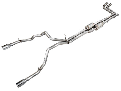 AWE 3015-32530 0FG Catback Exhaust Chrome Silver Tips for 2025 RAM