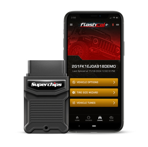 Superchips SC-MOD Flashcal+ for 07-25 Jeep Wrangler JK, JL & 20-25