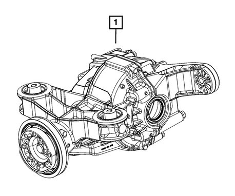 MOPAR 68592318AB 3.09 Ratio ZF Limited Slip Differential for 2023