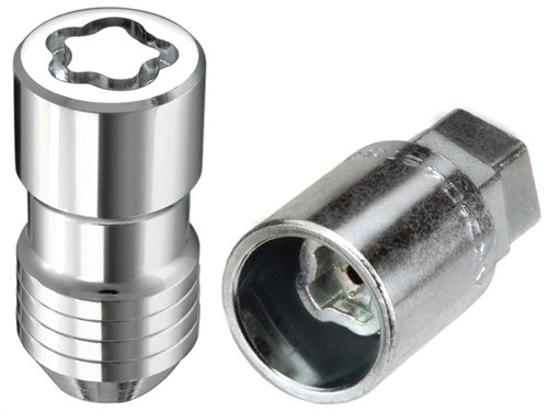 McGard Chrome Wheel Locks - Set of 4 Locks and 1 Key - 24215