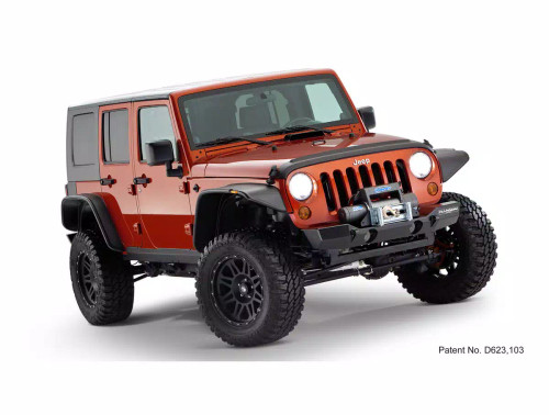 Bushwacker 10918-07 Flat Fender Flares for 07-18 Jeep Wrangler