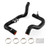 Mishimoto 18+ Jeep Wrangler JL / Gladiator JT 3.6L AT Black Silicone Radiator Coolant Hose Kit - MMHOSE-JLP-18ABK