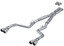 MBRP S7113AL Street Profile 3" Dual Rear Aluminized Cat-Back Exhaust for 15-23 Challenger R/T Scat Pack 6.4L, SRT 392, SRT Hellcat 6.2L & 17-23 R/T 5.7L VVT HEMI