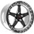 WELD Racing S71 RT-S 17x11 5.8" Backspace Black Center Rear Beadlock Wheel for 18-23 Demon, Challenger & Charger SRT Hellcat Redeye & Widebody - 71MB7110W58F