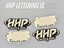 HHP Racing 4 Pack CLEAR Vinyl Stickers (Small) - HHPVINYL-C