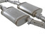 aFe Power MACH Force-Xp 2-1/2" 304 Stainless Steel Cat-Back Exhaust System for 15-Current Dodge Charger SE, SXT & Chrysler 300 3.6L - 49-32071