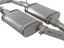 aFe Power 49-32071 MACH Force-Xp 2-1/2" Cat-Back Exhaust System for 15-23 Charger SE, SXT & 300 3.6L