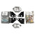 DISCONTINUED DV8 Offroad 07-18 Jeep Wrangler JK Rock Roller 2.5in Front & Rear Lift Kit dveRR25JK-01SE