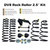 DISCONTINUED DV8 Offroad 07-18 Jeep Wrangler JK Rock Roller 2.5in Front & Rear Lift Kit dveRR25JK-01SE