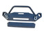 DISCONTINUED DV8 Offroad 07-18 Wrangler JK FS-19 Mid Length Steel Front Bumper w/ Fog Lights