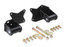 Hooker BlackHeart Gen 3 HEMI Swap Engine Mount Brackets for 73-76 Mopar A-Body (Dodge Dart/Scamp & Plymouth Valiant/Duster) with factory V8 K-member - BHS571