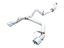 DISCONTINUED AWE Tuning 2021+ Ford Bronco 0FG Dual Rear Exit Exhaust w/Chrome Silver Tips & Bash Guard