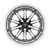 DISCONTINUED WELD Racing S72 RT-S 20x7 4.3" Backspace Black Center Front Wheel for 05-23 Challenger, Charger, Magnum & 300C SRT8, SRT & Hellcat - 72HB0070W43A
