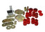 Energy Suspension 2.4114R Body Mount Set Red for 18-24 Jeep Wrangler JL