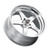 WELD Racing Ventura S105 20x9 5x115 5.75" Backspace Gloss Silver Wheel - S10509090P20