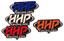 HHP Racing 3" x 6" Vinyl Decals 3 Pack