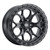 WELD Racing Ledge 6 W108 18x9 4.50" Backspace Satin Black / Satin Black Ring for 19-23 RAM 1500 & TRX - W10889084450