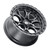 WELD Racing W10809084500 Ledge 6 W108 20x9 6x5.5 5.00" Backspace Satin Black Satin Black Ring for 19-25 RAM 1500, TRX & RHO